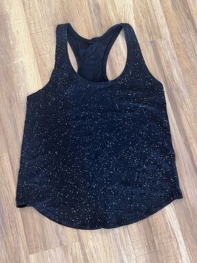 lululemon athletica Black Speckle Racerback Tank